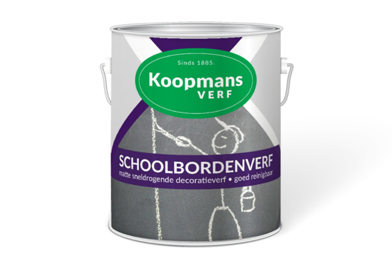 Afbeeldingen van KM SCHOOLBORDENVERF 250 ML ZWART