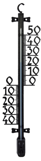 Afbeeldingen van BUITENTHERMOMETER 47CM KUNSTSTOF