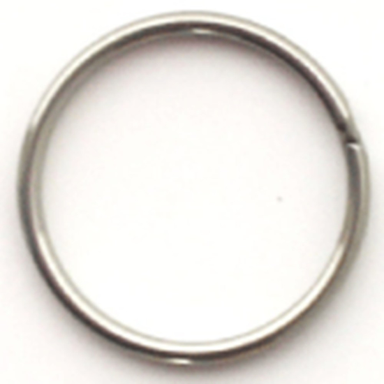 Afbeeldingen van SLEUTELRING STAAL VERNIKKELD DIAMETER 30MM