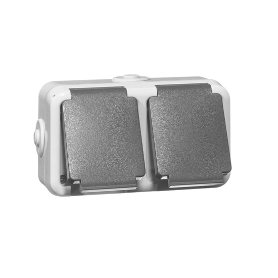 Afbeeldingen van PEHA IP44 WCD+RA DUBBEL HORI.306211