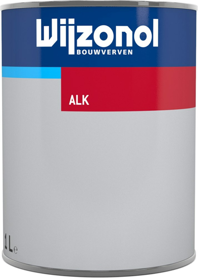 Afbeeldingen van WIJZONOL ALK-PASTA KLEURPASTA 1 LITER OXYDE ROOD TR NR. 38