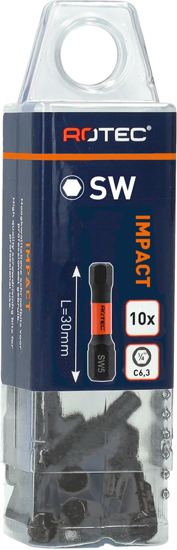 Afbeeldingen van IMPACT SCHROEFBIT SW 4, L=30, C6.3, BASIC