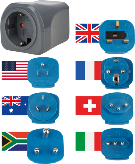 Afbeeldingen van REISSTEKKER-ASSORTIMENT STROOMBEGRENZER 10A