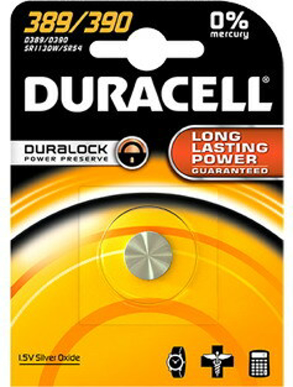 Afbeeldingen van DURACELL SILVER OXIDE 1 X 389/390 1,5V