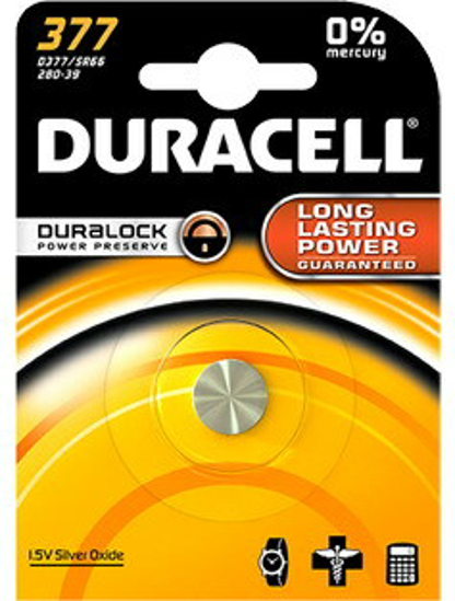 Afbeeldingen van DURACELL SILVER OXIDE 1 X 377 1,5V