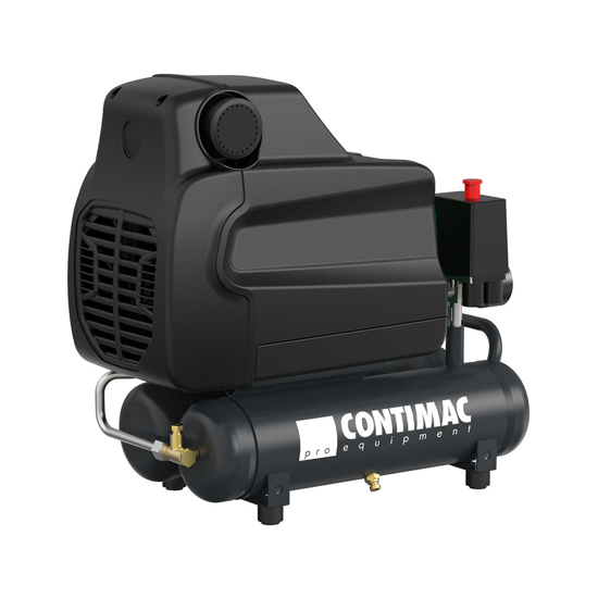 Afbeeldingen van CONTIMAC ZUIGERCOMPRESSOR OLIEVRIJ ECU (KETEL 6 LITER) 230V