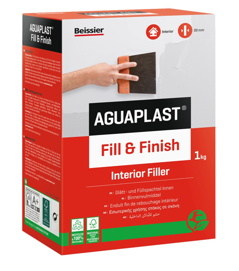 Afbeeldingen van AGUAPLAST FILL & FINISH BINNENVULMIDDEL 1KG