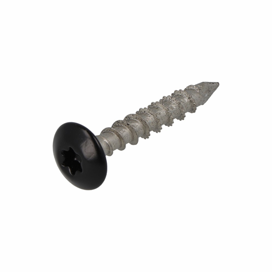 Afbeeldingen van BLACKLINE TUINBESLAGSCHROEF AR-COATING OVK ZWARTE KOP TX-30 6.0X40 (30)
