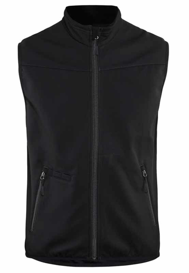 Afbeeldingen van SOFTSHELL BODYWARMER ZWART/DONKERGRIJS XL 385025169998XL