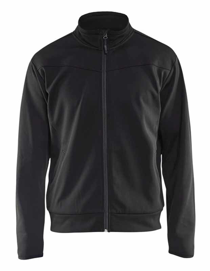Afbeeldingen van SWEATSHIRT MET RITS ZWART/DONKERGRIJS L 336225269998L