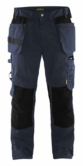 Afbeeldingen van WERKBROEK MET GEREEDSCHAPSZAKKEN DONKER MARINEBLAUW/ZWART C54 155518608699C54