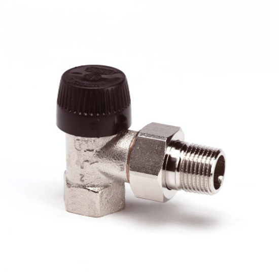 Afbeeldingen van HONEYWELL RADIATORKRAAN, HAAKS, BI.DRAAD X BU.DRAAD, ½" X ½"