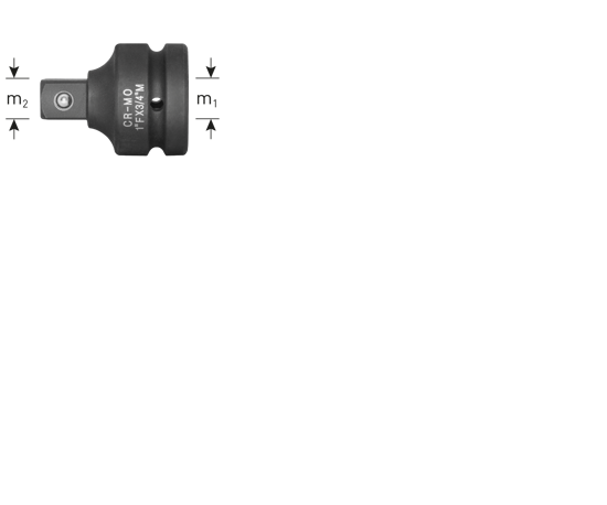 Afbeeldingen van ADAPTER VIERKANT 1/2" (F) > VIERKANT 3/4" (M)