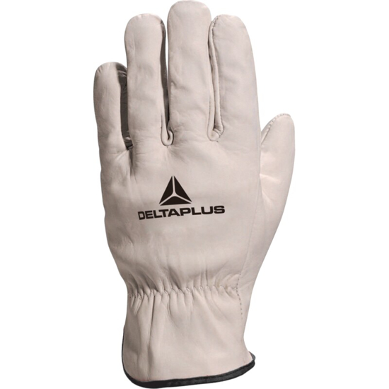 Afbeeldingen van GESNEDEN EN GENAAIDE HANDSCHOEN HANDPALM LEDER/RUG LEDER - RUND - 10