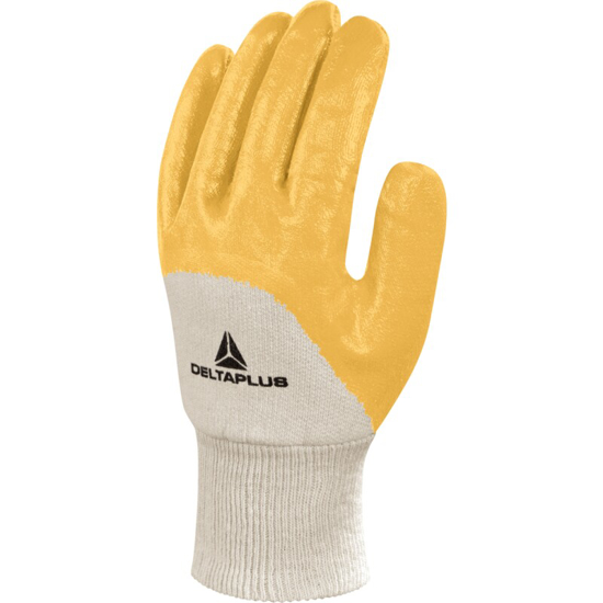 Afbeeldingen van DELTA PLUS HANDSCHOENEN NI015 NITRIL GEEL MAAT 10