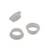 Afbeeldingen van AMI NYLON RING TRANSPARANT WIT 10ST.