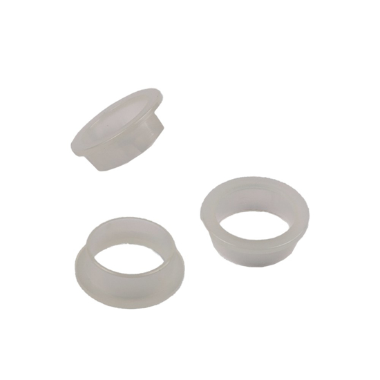 Afbeeldingen van AMI NYLON RING TRANSPARANT WIT 10ST.