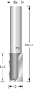 Afbeeldingen van GROEF-BOVENFREES HW 10,0X054/020X08,0 Z=2+1 / GRBF-HW