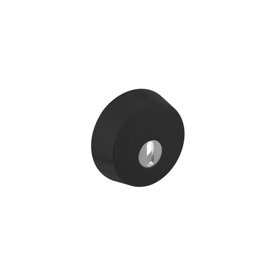 Afbeeldingen van INTERSTEEL VEILIGHEIDSROZET TBV OPLEGSLOTEN KERNTREKBEVEILIGING ROND SKG*** MAT ZWART Ø59X18MM (0023.375599)