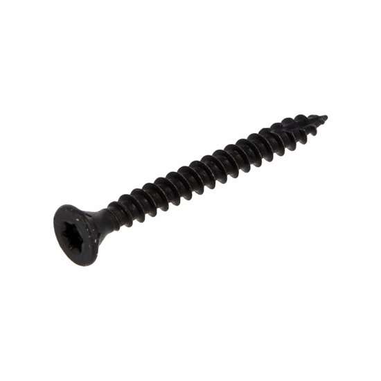 Afbeeldingen van BLACKLINE SPAANPLAATSCHROEF HCP ZWART PK TX-20 +SNIJPUNT 4.0X35 (20)