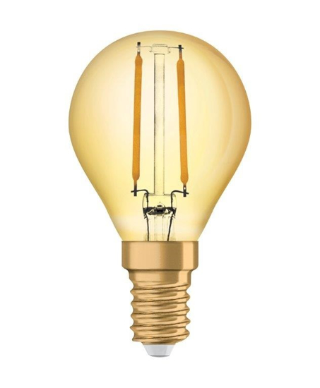 Afbeeldingen van OSRAM VINTAGE 1906 CLASSIC P 35 LED FILAMENT 4W 824 GOLD E14