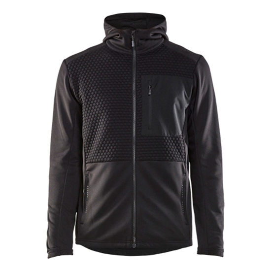 Afbeeldingen van HOODED SWEATSHIRT MET RITS ZWART XL 354025269900XL