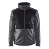 Afbeeldingen van HOODED SWEATSHIRT MET RITS ZWART MELEE L 354025339991L