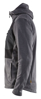 Afbeeldingen van HOODED SWEATSHIRT MET RITS ZWART MELEE L 354025339991L