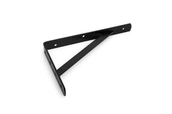 Afbeeldingen van ESB 83000 /PLANKDRAGER BEAM MET SCHOOR 205X295MM STAAL ZWART