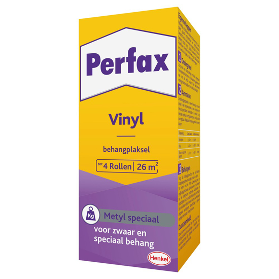 Afbeeldingen van PERFAX PAARS METYL SPECIAAL BEHANGLIJM 200 GR.