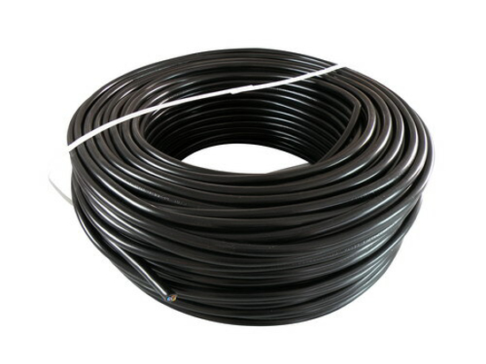 Afbeeldingen van 3 X 1.5 ROND SNOER ZWART
