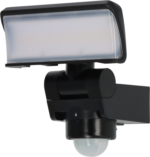 Afbeeldingen van LED-SPOT WS 2050 SP MET BEWEGINGSMELDER, 1680LM, IP44, ZWART
