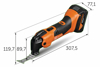 Afbeeldingen van FEIN ACCU MULTIMASTER AMM500 PLUS TOP INCL 2 ACCU 4AH + LADER