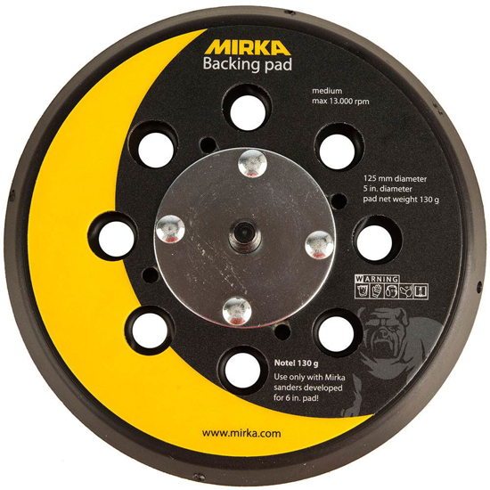 Afbeeldingen van MIRKA STEUNSCHIJF 125MM MEDIUM
