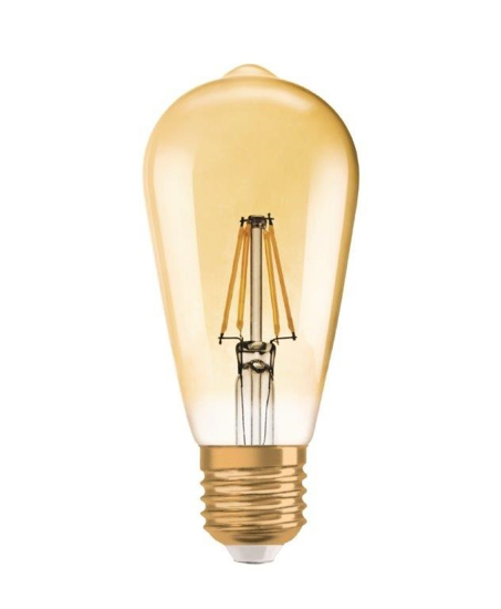 Afbeeldingen van OSRAM VINTAGE 1906 EDISON 35 LED FILAMENT 4W 824 GOLD E27