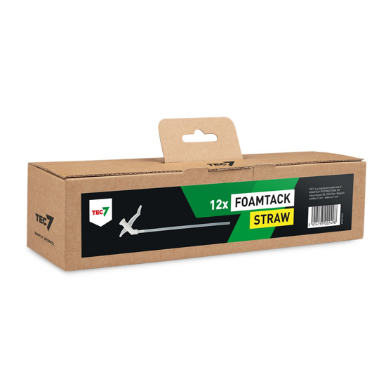Afbeeldingen van FOAMTACK STRAW - 12ST