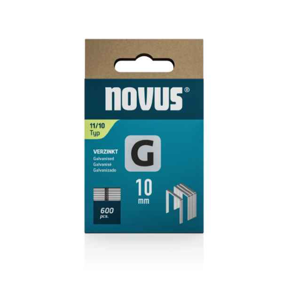 Afbeeldingen van NOVUS STAPLES G 11 10MM 600PCS.