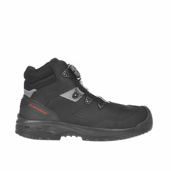 Afbeeldingen van SIXTON PEAK WERKSCHOEN HOOG LEDER SESTRIERE BOA S3S SR ESD ZWART MAAT 42
