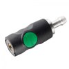 Afbeeldingen van PREVOST VEILIGH.KOPP. KNOP GROEN (EURO) SLANG 8 MM S1