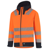 Afbeeldingen van REGENJAS TECHSHELL HIGH VIS REDEFINED 406108FLUORORANGEINKM