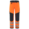 Afbeeldingen van WERKBROEK 4-WAY STRETCH HIGH VIS REDEFINED KNIEVERSTERKING 506120FLUORORANGEINK50