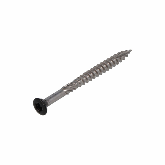 Afbeeldingen van PROFTEC TUINHOUTSCHROEF RVS-410 LK ZWARTE KOP +SNIJPUNT TX-20 4.0X70/42 (200)