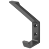 Afbeeldingen van HERMETA HOED-/JASHAAK ENKEL ALUMINIUM MAT ZWART (0138-18E)