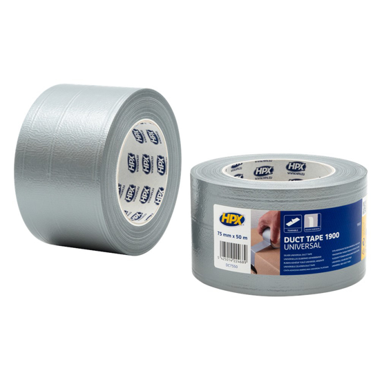 Afbeeldingen van HPX DUCT TAPE 1900 - ZILVER 75MM X 50M