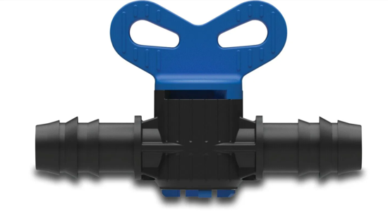 Afbeeldingen van PLUGKRAAN PP 16 MM BARBED 6BAR ZWART