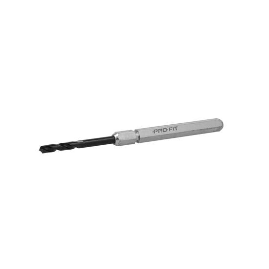 Afbeeldingen van PROFIT CLICK & DRILL OPNAMESCHACHT ZESKANT 10 MM MET VASTE CENTREERBOOR HSS KORT, VOOR HSS BI-METAAL GATZAGEN 32-210 MM