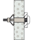 Afbeeldingen van HOLLEWANDPLUG HM 5X65 S MET SCHROEF