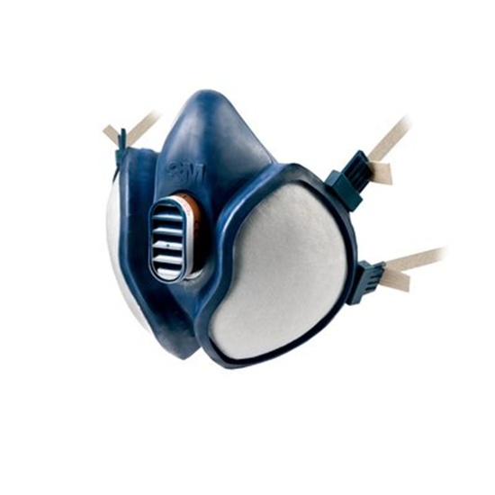 Afbeeldingen van 3M ONDERHOUDSVRIJ HERBRUIKBAAR HALFGELAATSMASKER, FFABEK1P3 R D FILTERS, 4279+