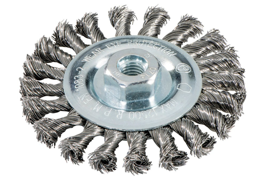 Afbeeldingen van METABO STAALDRAADBORSTEL VLAK Ø 125X0,5X12 MM