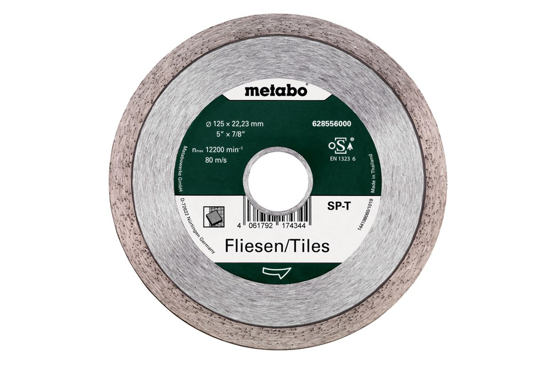 Afbeeldingen van METABO DIAMANT SLIJPSCHIJF Ø 125X22,23MM, "SP-T", FLIESEN "SP"